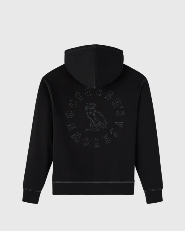 OVO TONAL STITCH FULL-ZIP HOODIE